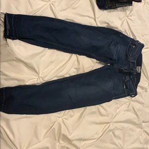 Hudson ankle cropped denim jeans